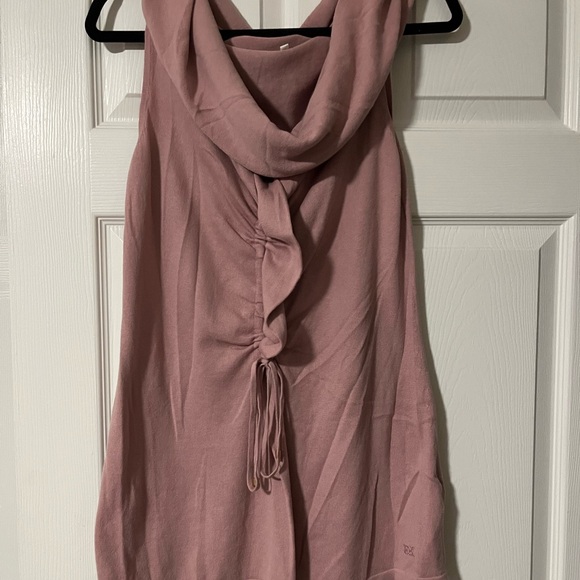 Preowned escada  Mauve sleeveless ruffle sweater  SIZE M - Picture 5 of 5